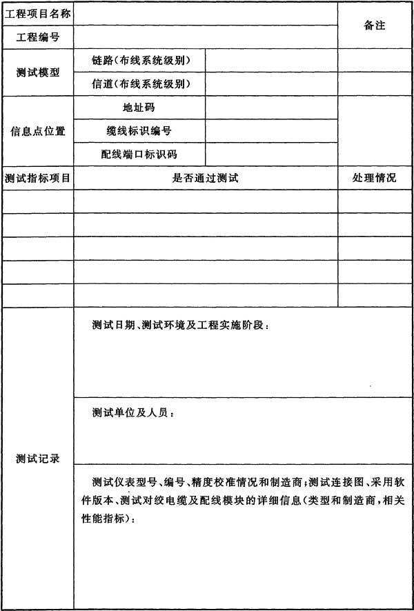 5综合布线系统工程验收规范GBT 50312-2016